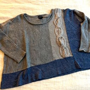 Boxy knit sweater